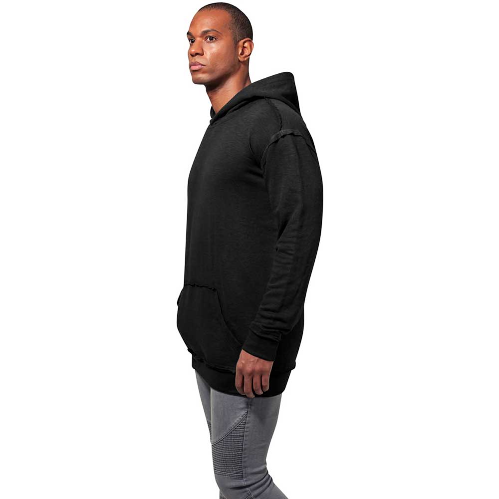 Urban Classics Urban Classics Hoodie Oversized Open Edge Urban Classics Urban Classics Hoodie Oversized Terry Black